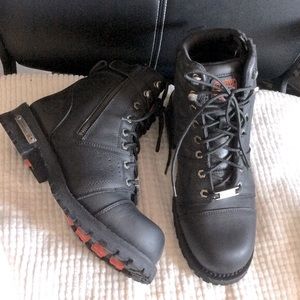 Milwaukee Leather Black Boots Size 8/ Women’s 10